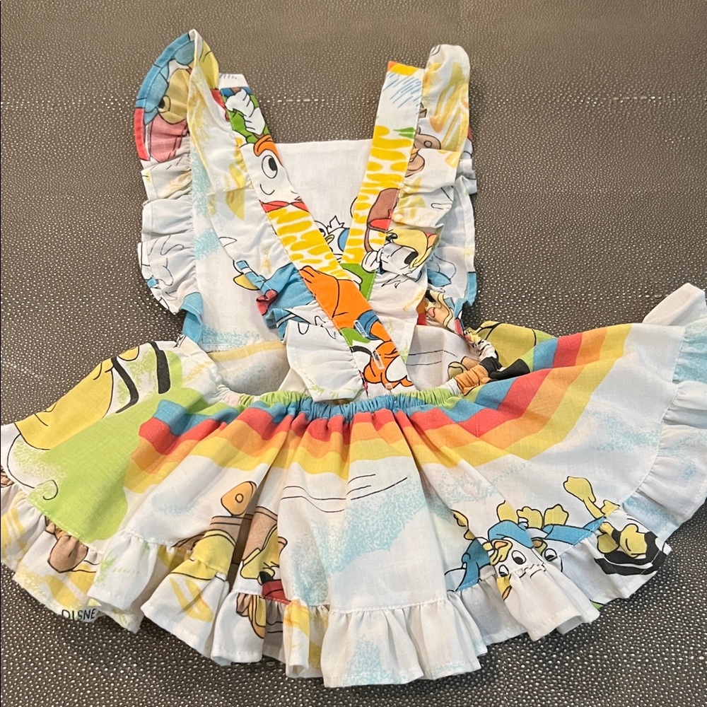 Colorful Mickey Mouse Kids Dress - Picture 3 of 4